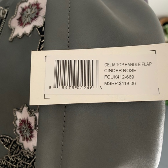 French Connection Embroidered Backpack - Picture 11 of 14